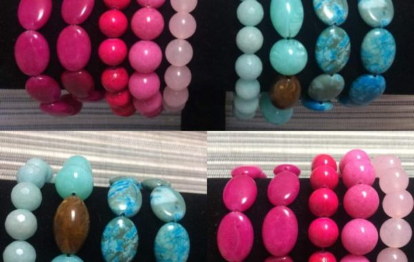 Pulseras de piedras semipreciosas