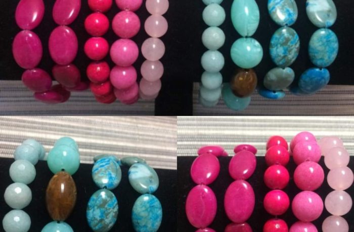 Pulseras de piedras semipreciosas