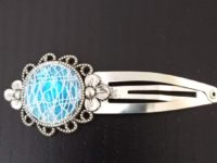 Pinza para el pelo con encaje de bolillos