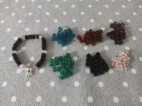 Pulsera de cubitos de cristal checo