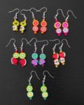 Pendientes de frutas