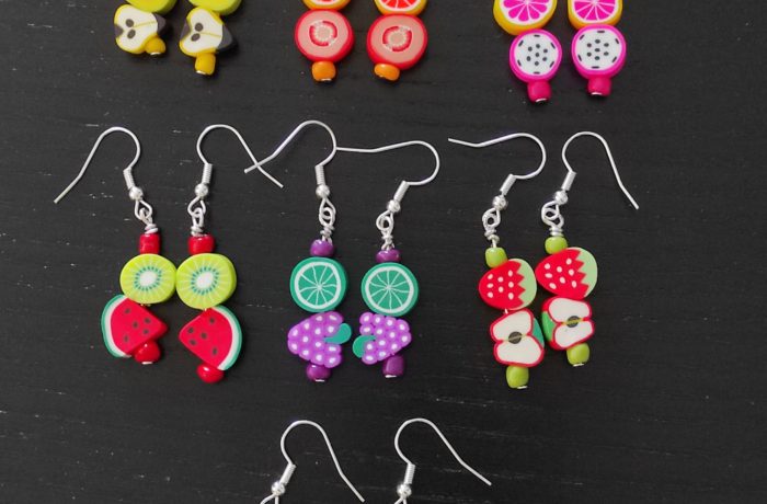 Pendientes de frutas